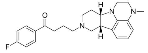 lumateperone structural formula