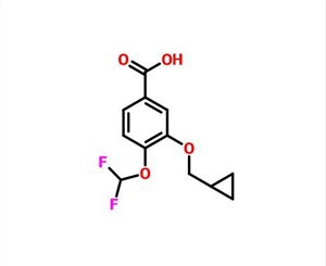 Kwas 3-cyklopropylometoksy-4-difluorometoksybenzoesowy CAS 162401-62-9