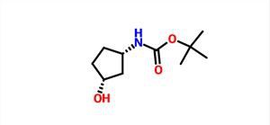Tert-Butyl ((1S,3R)-3-hydroksycyklopentyl)karbaminian CAS 167465-99-8